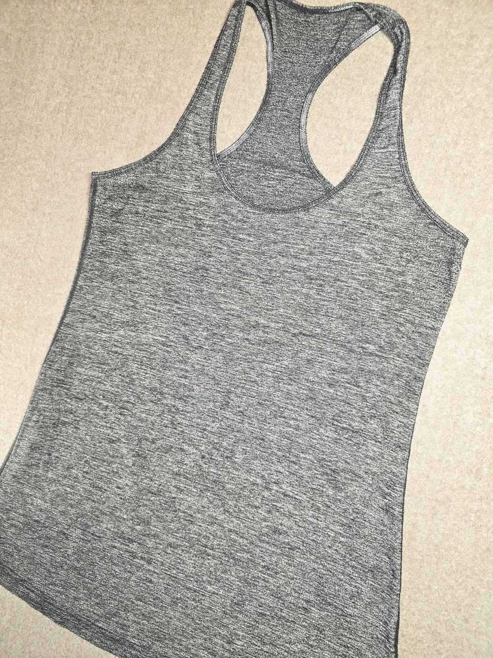 Lululemon Active Women’s Heather Gray Racerback Tank Top No Tag